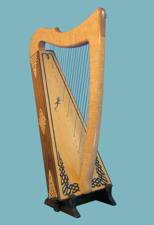 Harps Marketplace Logo - Flamed Maple for a Lap Harp — Rees Harps Inc.