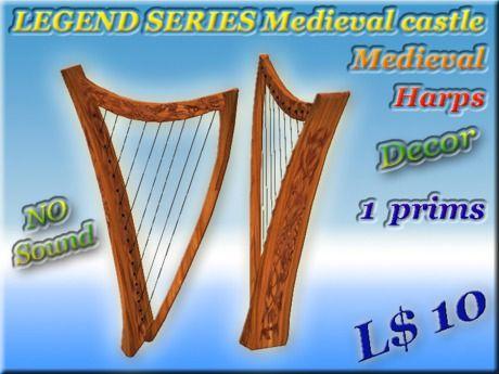 Harps Marketplace Logo - Second Life Marketplace - LEGEND SERIES Medieval castle Medieval ...