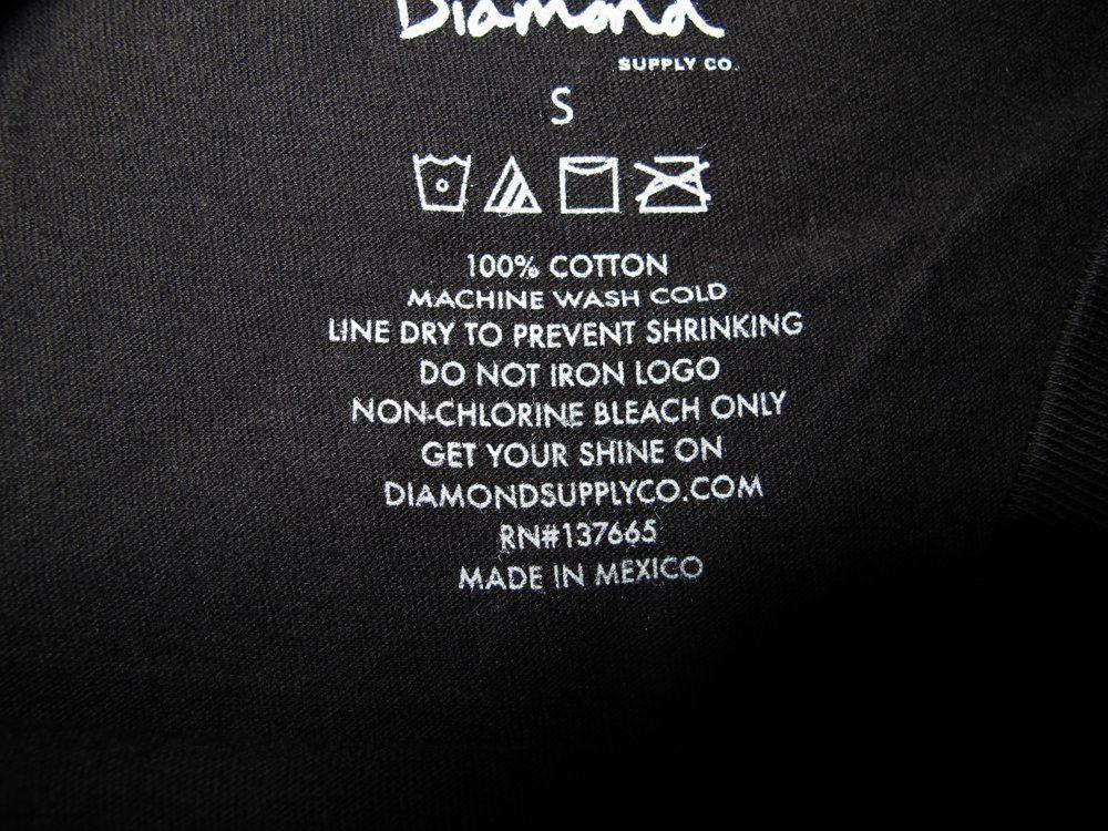 Mexican Diamond Supply Co Logo - Diamond Supply Co. Tee (Black)Ls. Clothing