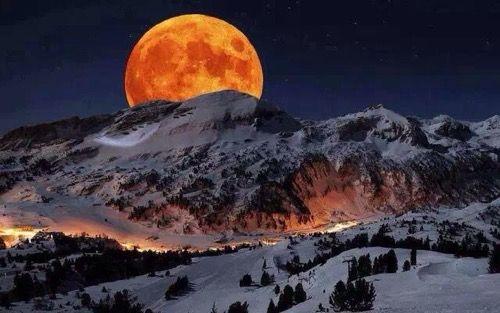 Red Moon Mountain Logo - Super blood moon and lunar eclipse – Seeking Truth.