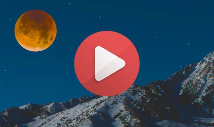 Red Moon Mountain Logo - Eclipse 2018 live stream: How to watch Blood Moon lunar eclipse on ...