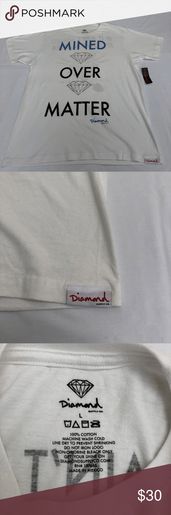 Mexican Diamond Supply Co Logo - lot of 2 Diamond supply co Mens shirt Boutique in 2018 | My Posh ...