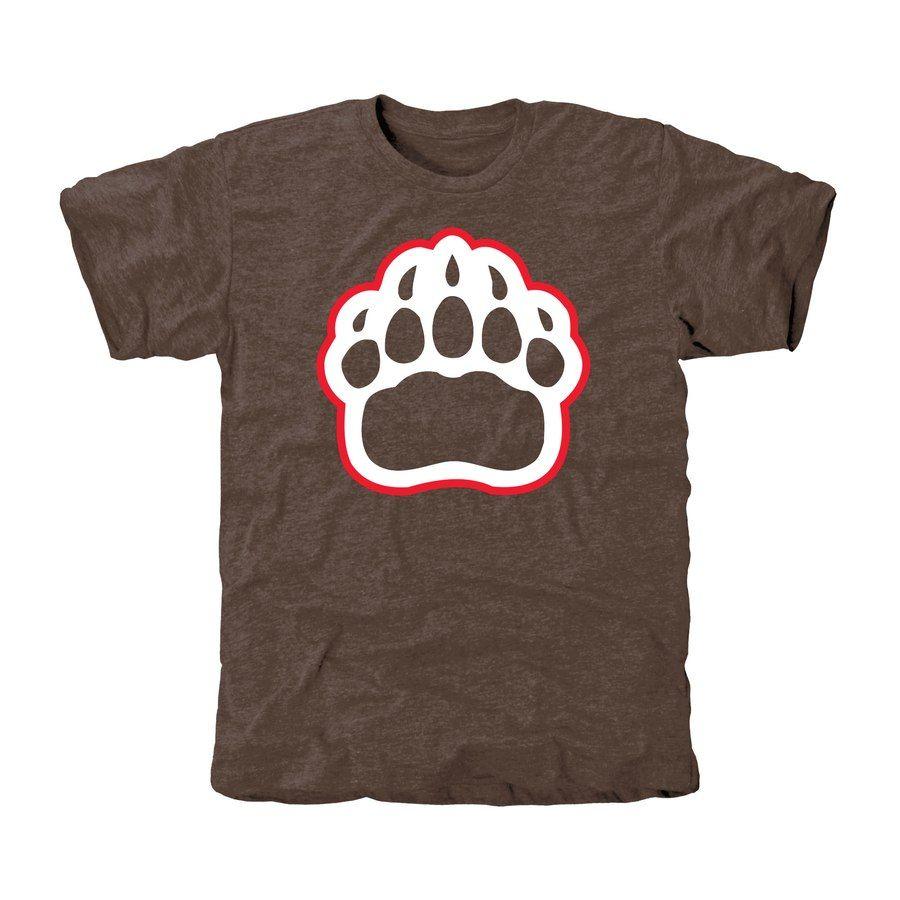 Brown Bears Logo - Brown Bears Brown Auxiliary Logo Tri-Blend T-Shirt