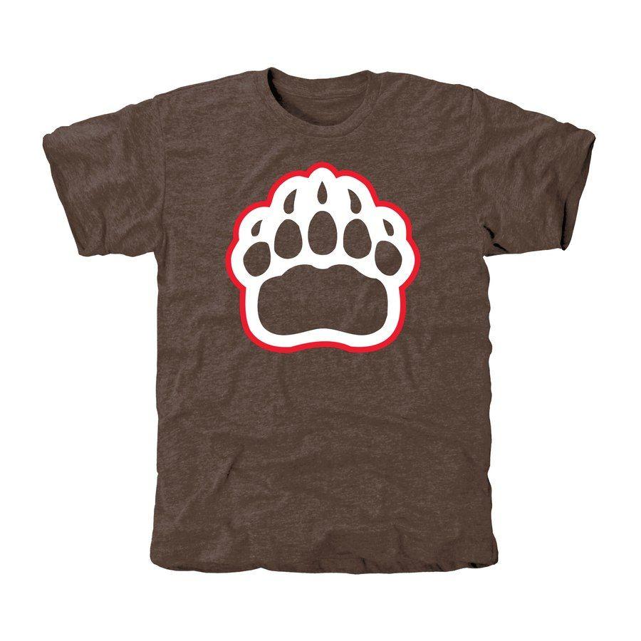 Brown Bears Logo - Brown Bears Brown Auxiliary Logo Tri Blend T Shirt