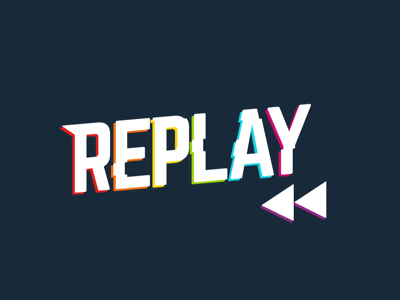 Replay Logo - Replay logo animation