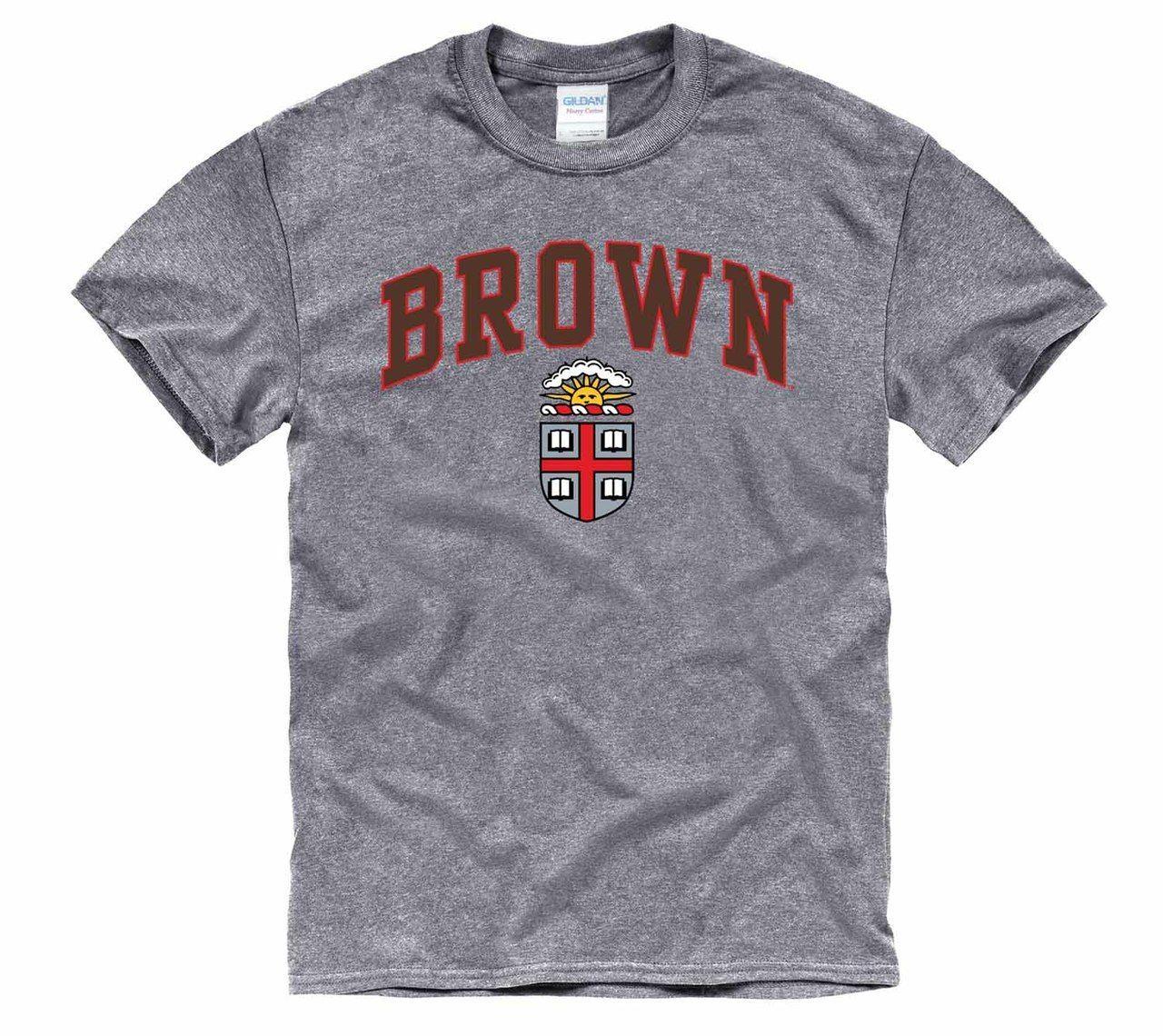 Brown Bears Logo - Brown Bears Arch & Logo Gameday T-Shirt - Sport Gray - Campus Colors