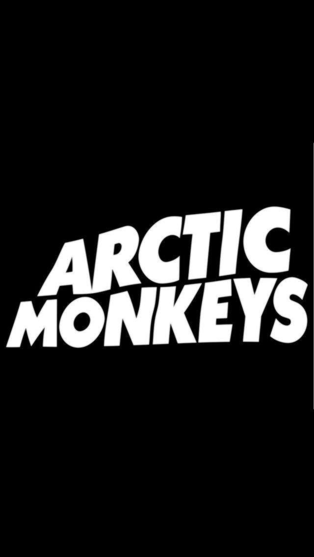 Arctic Monkeys Black and White Logo - Arctic Monkeys wallpaper. iPhone wallpaper. Arctic Monkeys