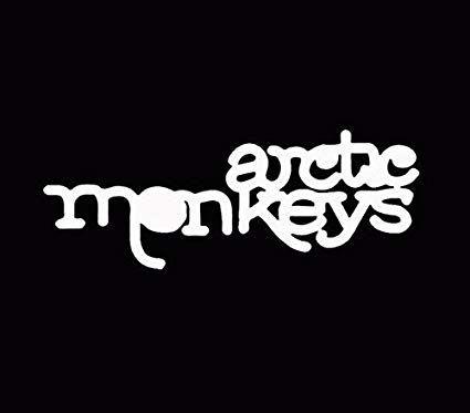 Arctic Monkeys Black and White Logo - Amazon.com: Arctic Monkeys Vinyl Music Decal Window Sticker Car ...