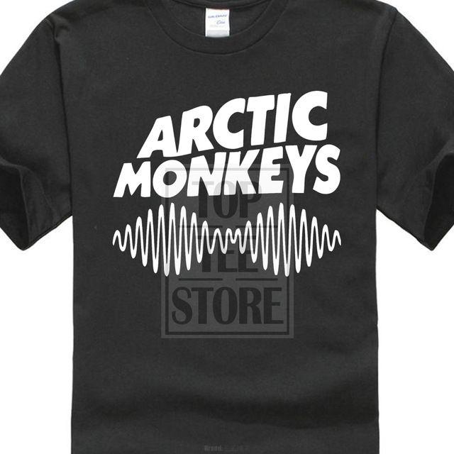 Arctic Monkeys Black and White Logo - Men T Shirt Great Quality Funny Man Cotton New Arctic Monkeys 