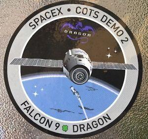 Cots NASA Logo - SPACEX FALCON 9 DRAGON - COTS DEMO 2 - ISS NASA TRANSPORT SPACE ...
