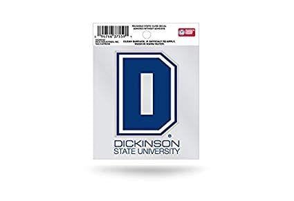 Dickinson State University Logo - Amazon.com : Rico NCAA Dickinson State University Logo Small Static ...