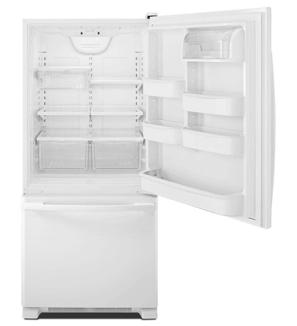 Amana Fridge Logo - ABB1924BRW) Amana® 18.5 cu. ft. Bottom-Freezer Refrigerator with ...