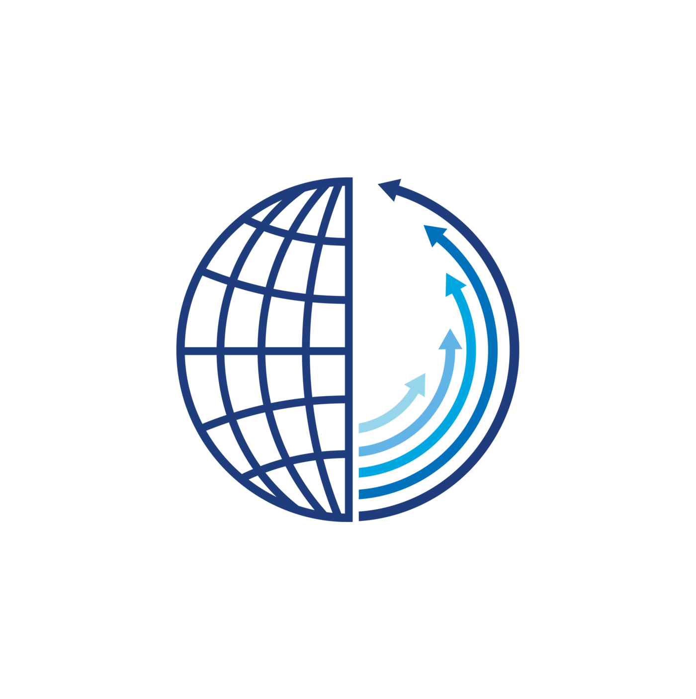 Half Globe Logo - Customer Advisory Board by Ryan Keller at Coroflot.com