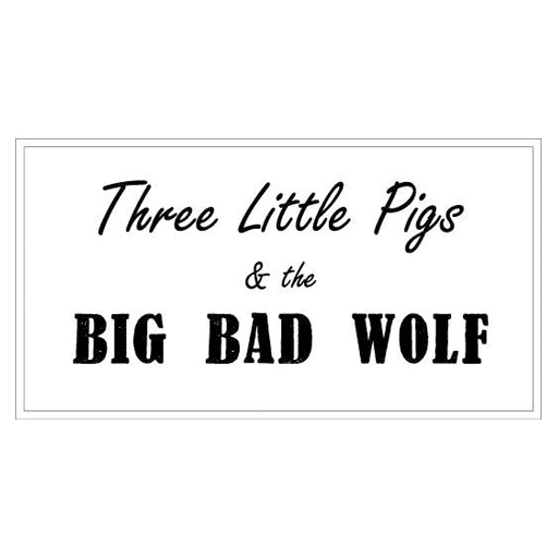 Big Bad Wolf Black and White Logo - LoopMe Malaysia | Three Little Pigs & the Big Bad Wolf