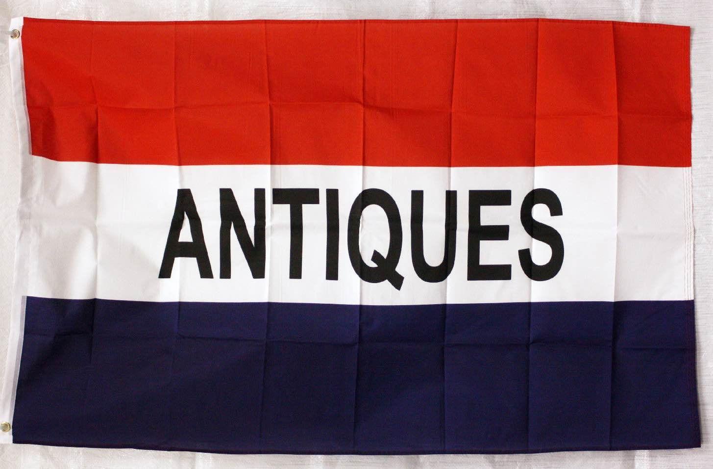 Red Whit and Blue Business Logo - Amazon.com : Antiques Flag 3'x5' Red White Blue Business Sign Banner ...