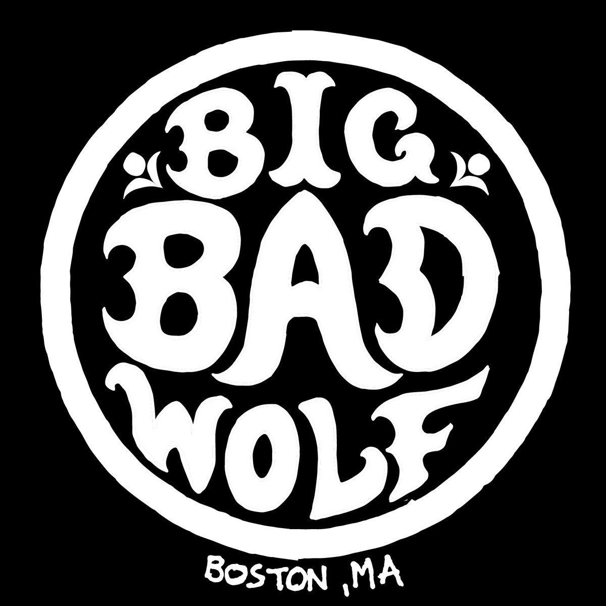 Big Bad Wolf Black and White Logo - Big Bad Wolf