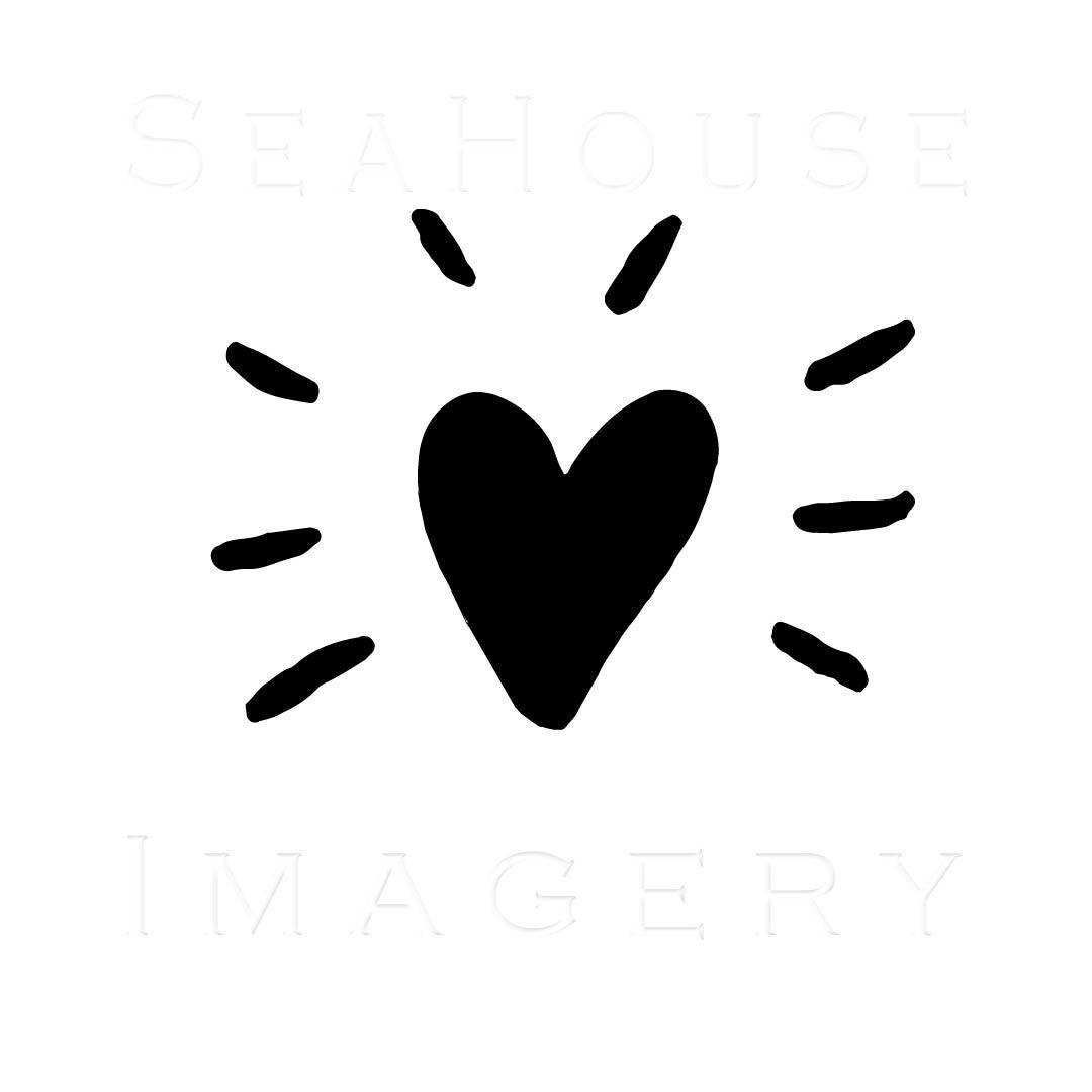 White with Black Square Logo - EXCLUSIVE USE Love Heart Symbol Black Square Size – SeaHouse Imagery
