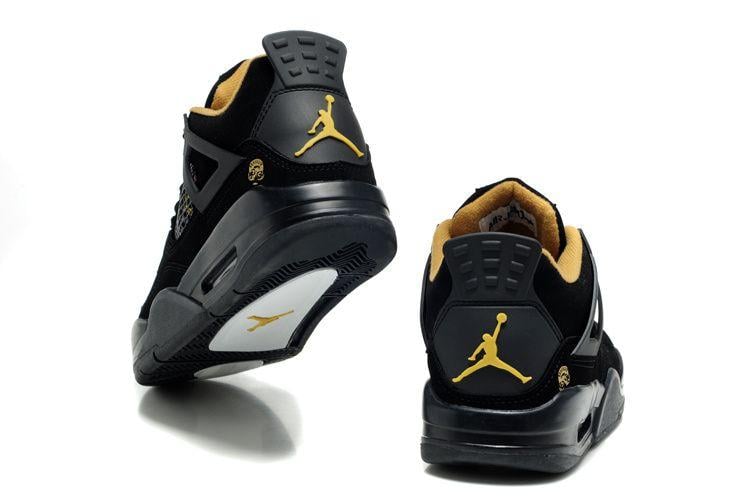 Jordan Shoes Logo - Air Jordan Retro 4 Black White Logo Shoes,jordan caps new york ...