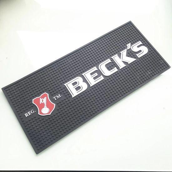 Bar with Red Crown Logo - China High Quality Crown Royal Bacardi Rubber Bar Mat, Red Stripe ...