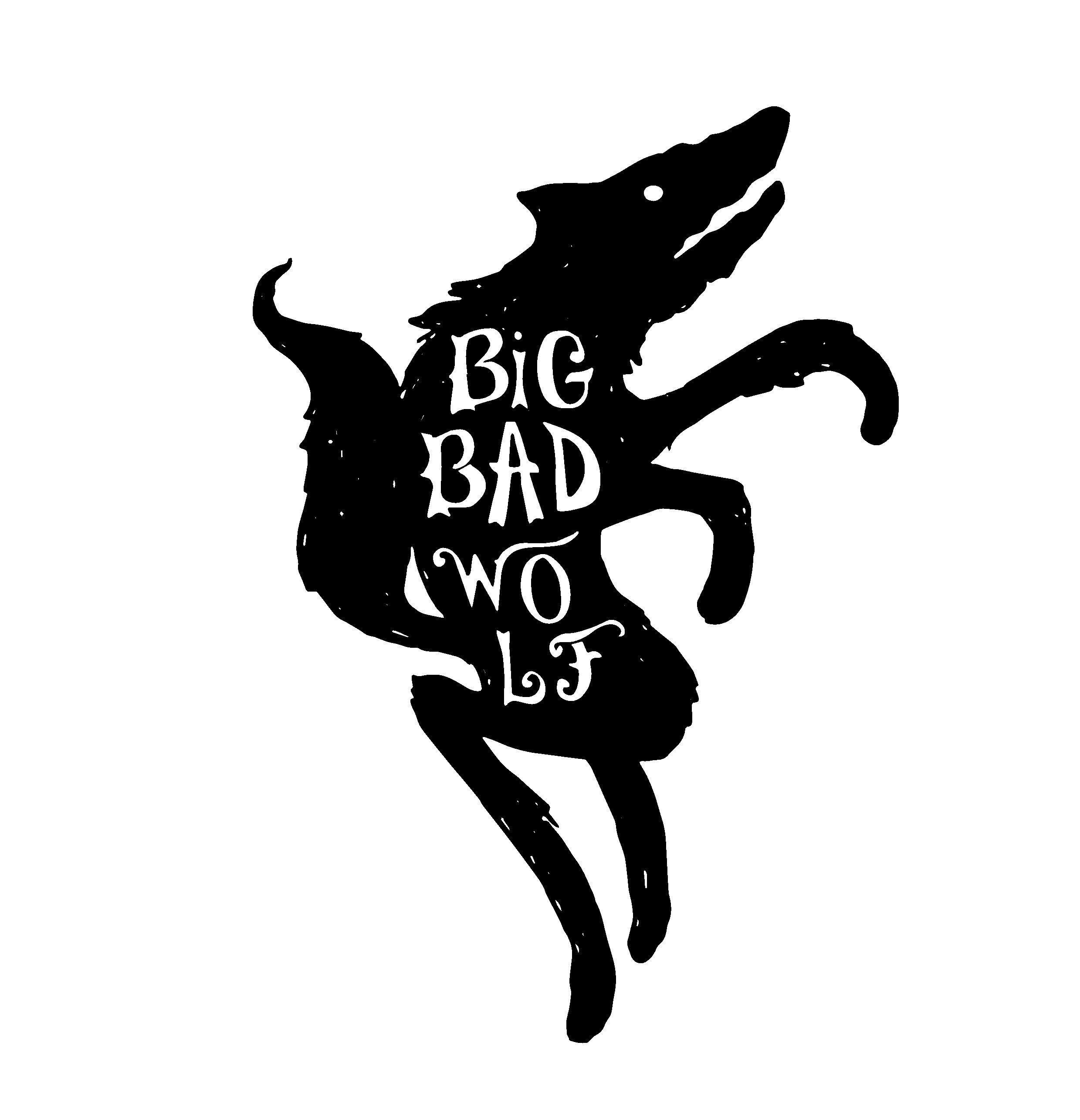 Big Bad Wolf Black and White Logo - Big Bad Wolf | ReverbNation