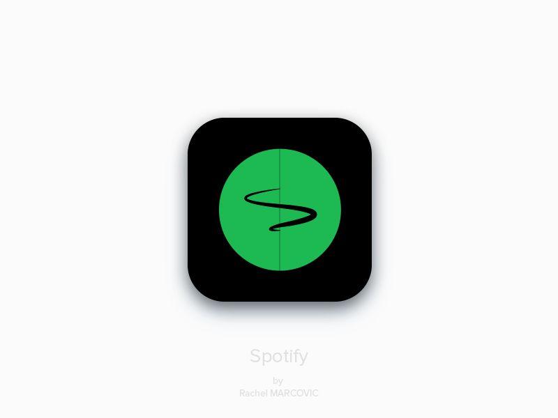 Spotify App Logo - Spotify App Icon DailyUI #005 by Rachel Marcovic | Dribbble | Dribbble