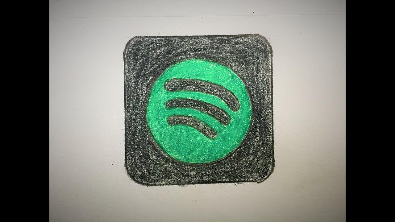 Spotify App Logo - How to Draw the Spotify App Logo (Easy) - YouTube