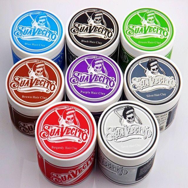 Purple Green Brown Logo - 1 piece Original Suavecito Pomade Hair Coloring hair styling wax mud ...
