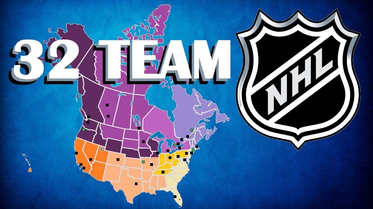 Realignment NHL Logo - 32 Team NHL Expansion and Realignment Proposal - YouTube