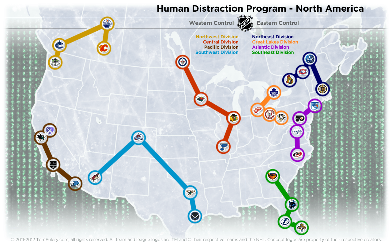 Realignment NHL Logo - NHL Realignment Project – Week 44: There is no spoon. | NHL ...