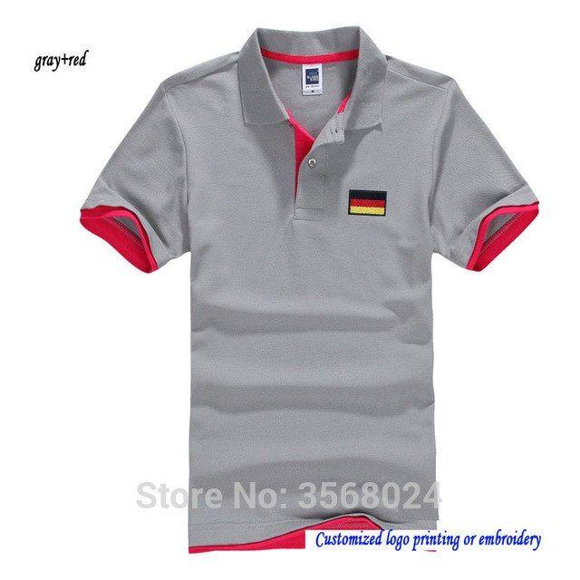 German Apparel Logo - Germany Polo shirt Men Big Size Polo Top Summer Boys shirts For Men