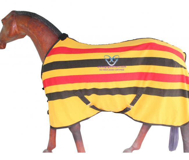 Red and Yellow Horse Logo - GNG-R4213 – Horse Fleece Rug in Yellow/Red/Black | Guts and Glory ...