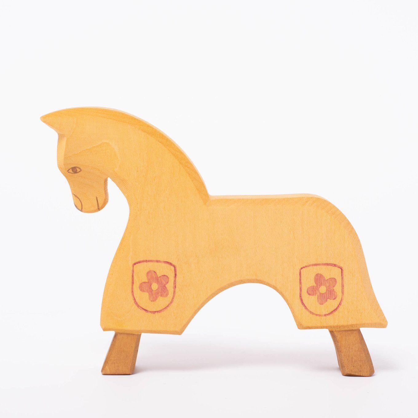 Red and Yellow Horse Logo - Ostheimer Horse for Knight