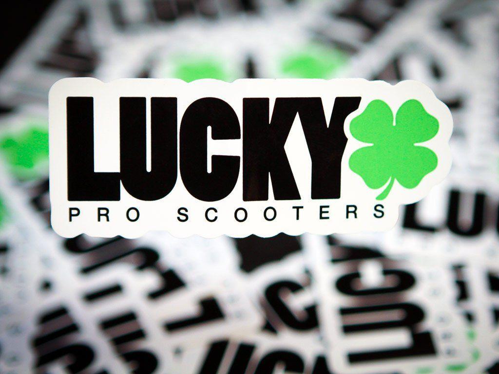 Lucky Scooters Logo - Lucky Logo Sticker Pack 5ct – Lucky Scooters