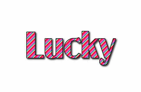 Lucky Logo - Lucky Logo. Free Name Design Tool from Flaming Text