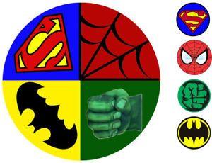 Batman Spider-Man Superman Logo - Details about Marvel Superhero Hulk Spiderman Superman Batman 8
