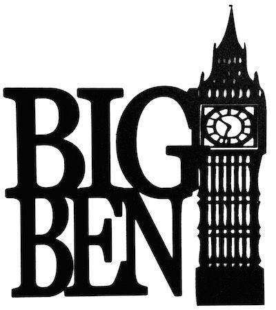 Big Ben Logo - Big Ben Scrapbooking Laser Cut Title With Tower