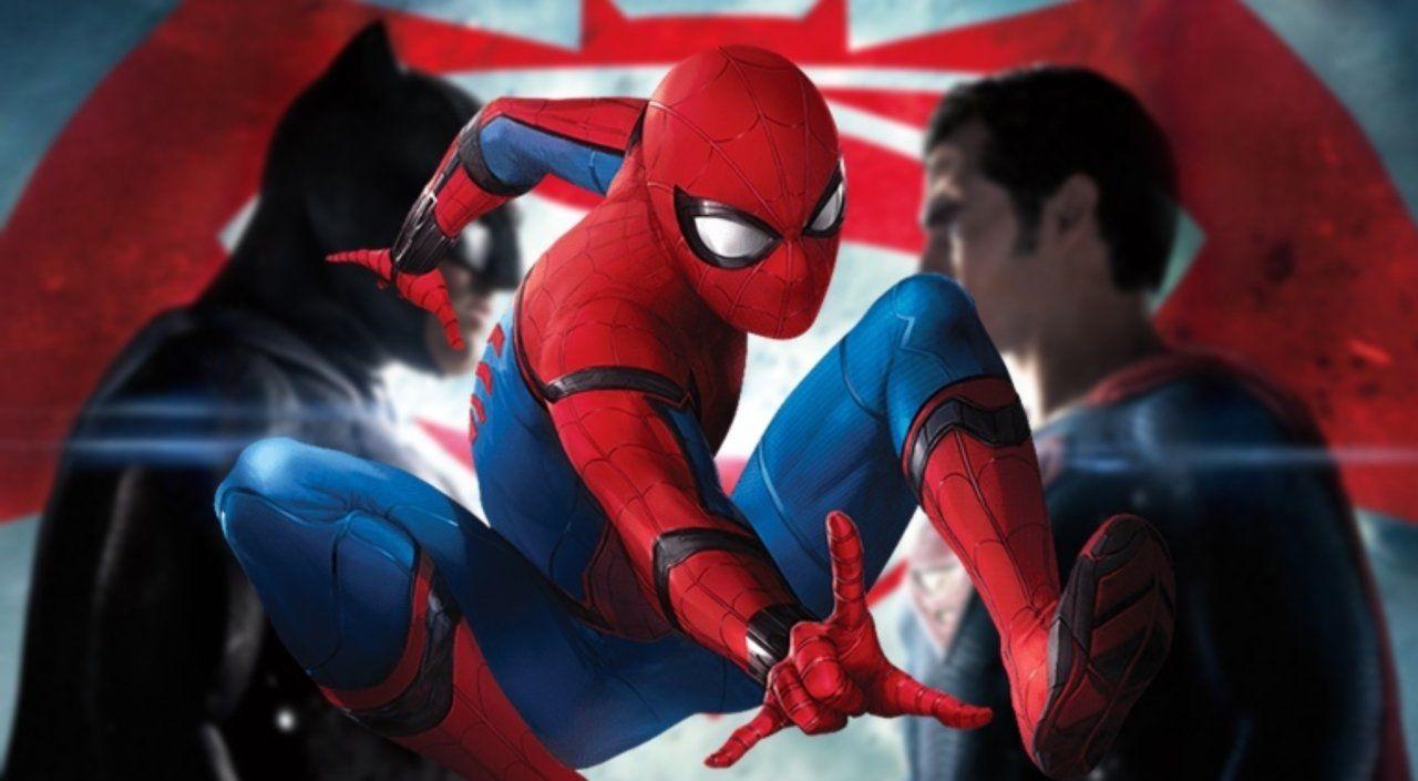 Batman Spider-Man Superman Logo - Spider-Man: Homecoming' Passes 'Batman V Superman' At Domestic Box ...