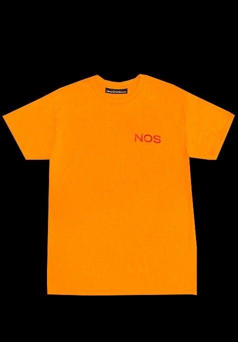 Orange Arrow Clothing Logo - Call Me 917 Surf Legs Tee Orange & Beast