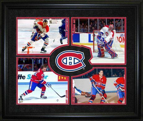 Montreal Sports Logo - Frameworth Sports Montréal Canadiens Framed Hockey Hall of Fame 4 ...