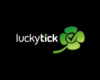 Lucky Logo - Lucky Tick Designed