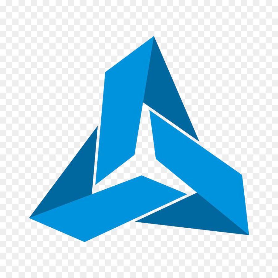 Blue Triangle TM Logo - Logo Blue Triangle Irregular Graphics png download