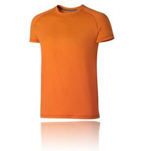 Orange T Logo - Casall Mens Logo Running T Shirt Tee Top Orange Sports Breathable | eBay