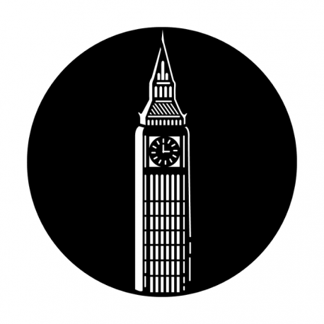 Big Ben Logo - Apollo PrintScenic Glass Gobo ME4151 Big Ben - Stage Lighting Store