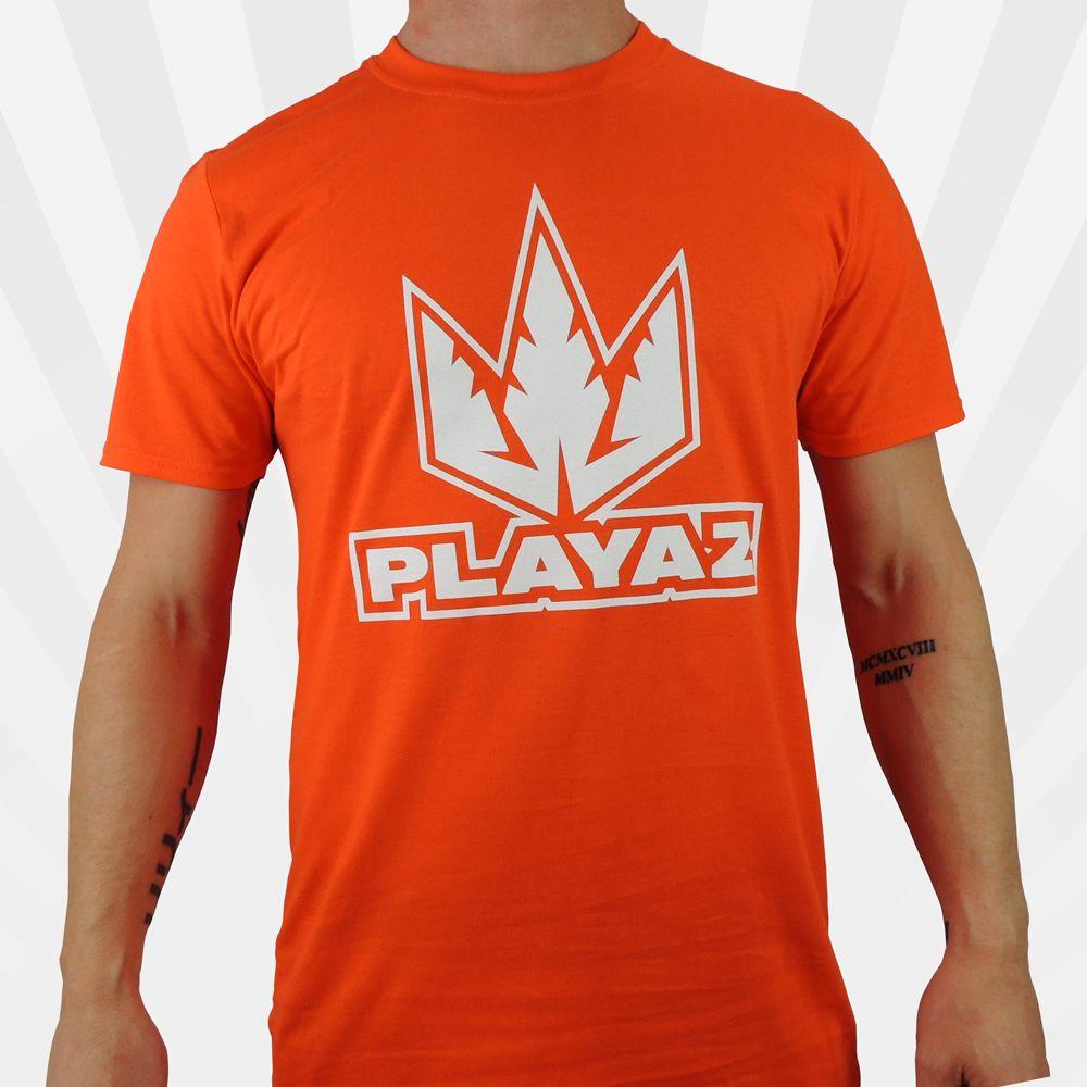 Orange T Logo - Playaz Logo T – Orange | Playaz