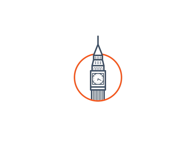 Big Ben Logo - Big Ben Tower icon + animation by Noah Duong Chi Hien. Dribbble
