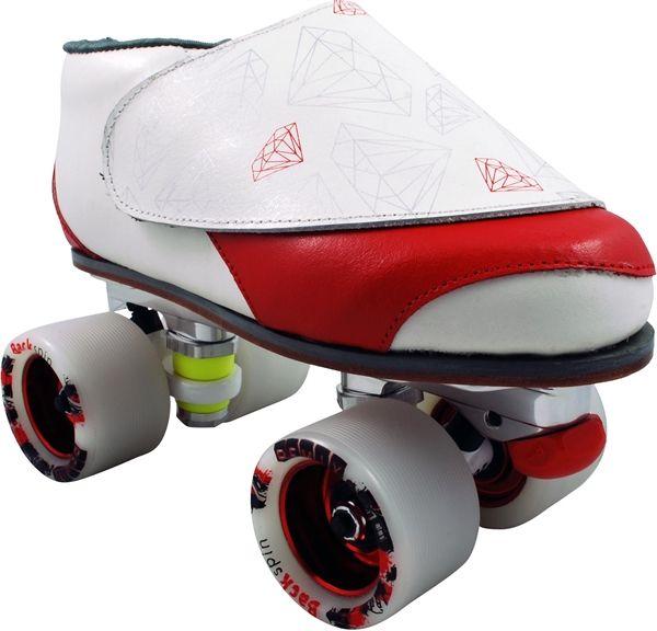 Skate Wheel Red Diamonds Logo - Vanilla Diamond Walker PowerTrac Remix | Roller Skates, Speed Skates ...