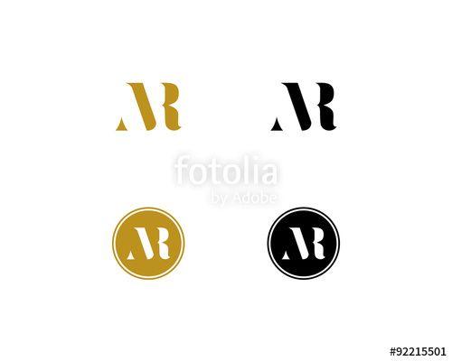 AR Letter Logo - AR Letter Logo Icon 1 Stock Image And Royalty Free Vector Files