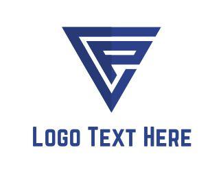 Blue Triangle TM Logo - Triangle Logo Maker