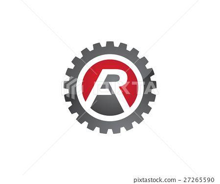 AR Letter Logo - A R Letter Logo Template - Stock Illustration [27265590] - PIXTA