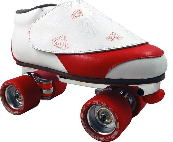 Skate Wheel Red Diamonds Logo - Vanilla Diamond Walker Proline Deluxe Skate | Roller Skates, Speed ...